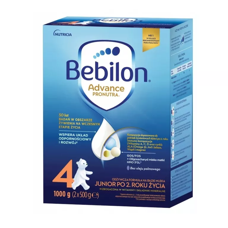 BEBILON 4 ADVANCE PRONUTRA JUNIOR PO 2 ROKU 1000 G