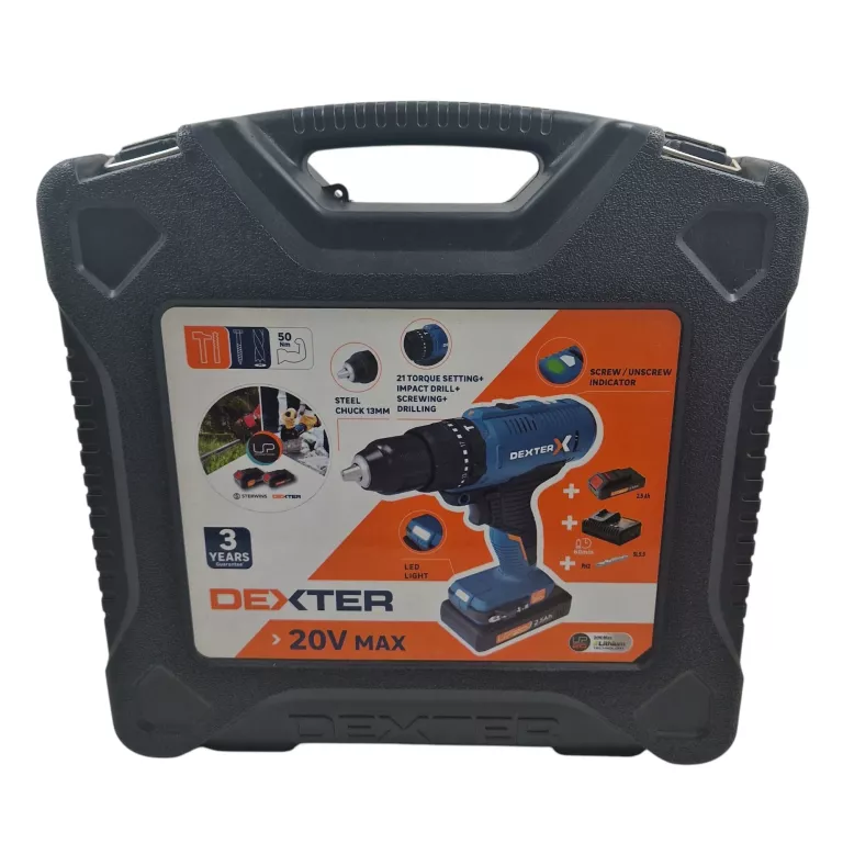 WIERTARKO-WKRĘTARKA DEXTER 20VID2-50A.11A