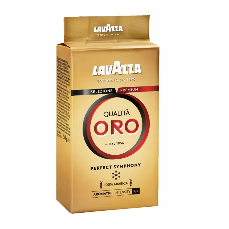 KAWA MIELONA LAVAZZA QUALITA ORO 250G KAWA PALONA100% ZIARNA ARABICA