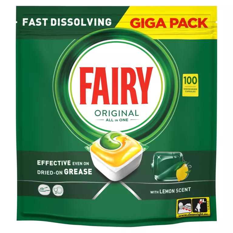 FAIRY ORIGINAL ALL-IN-1 TABLETKI ZMYWARKI 100SZT
