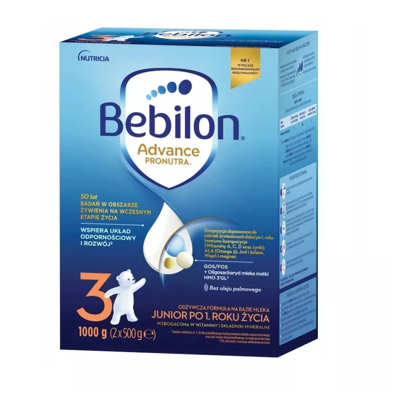 BEBILON 3 ADVANCE PRONUTRA JUNIOR PO 1 ROKU 1000 G