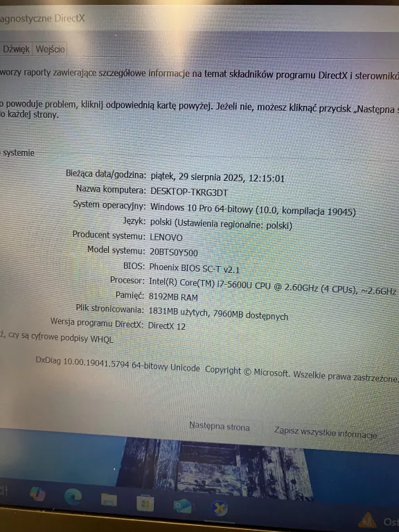 LAPTOP LENOVO X1 CARBON 16/256GB I7