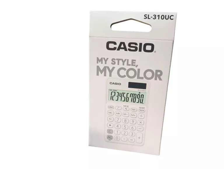 KALKULATOR BIUROWY CASIO SL-310UC-WE BIAŁY