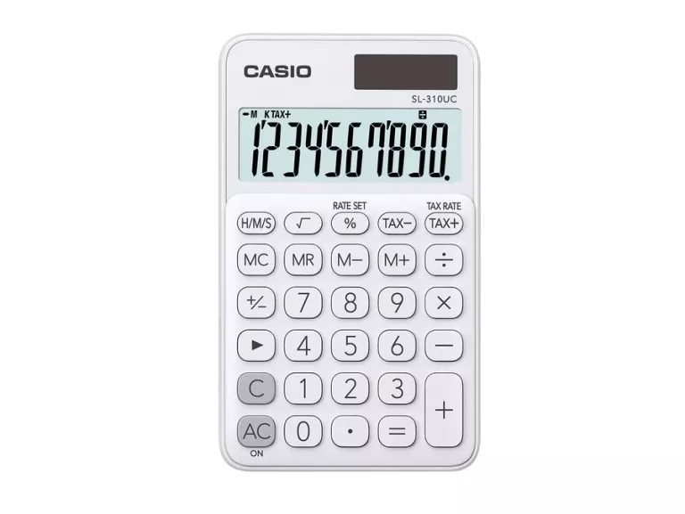 KALKULATOR BIUROWY CASIO SL-310UC-WE BIAŁY