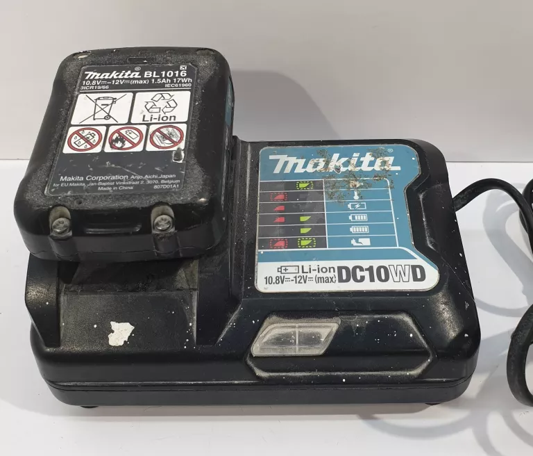 WKRĘTARKA MAKITA DF333D ŁADOWARKA 3XAKUMULATOR