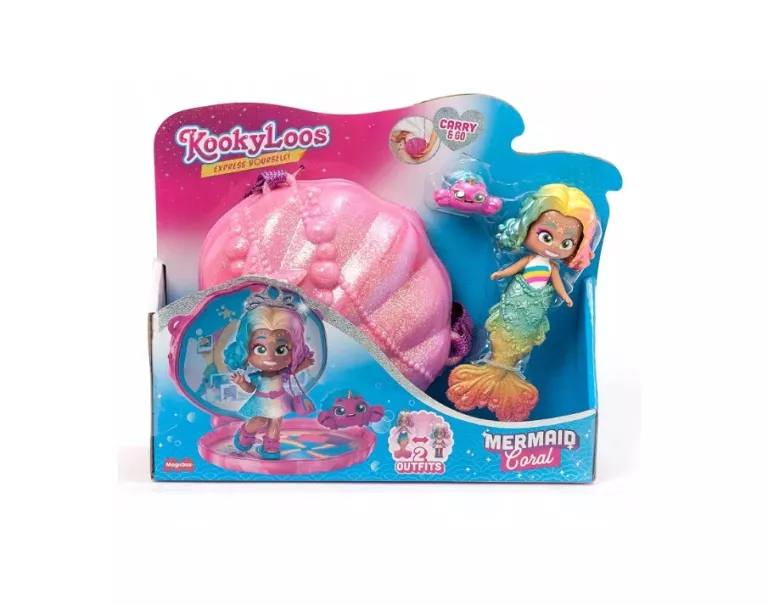 KOOKYLOOS MERMAID - CORAL - LALECZKA SYRENA