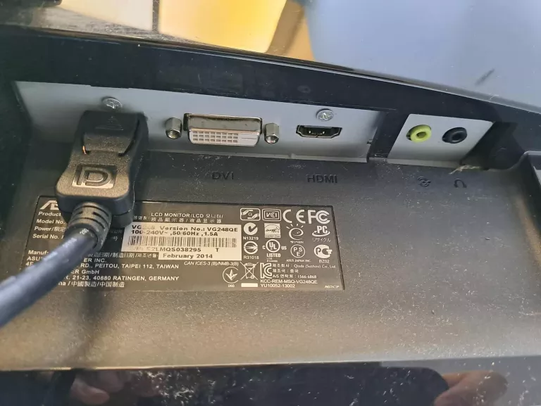 MONITOR ASUS VG248QE+OKABLOWANIE