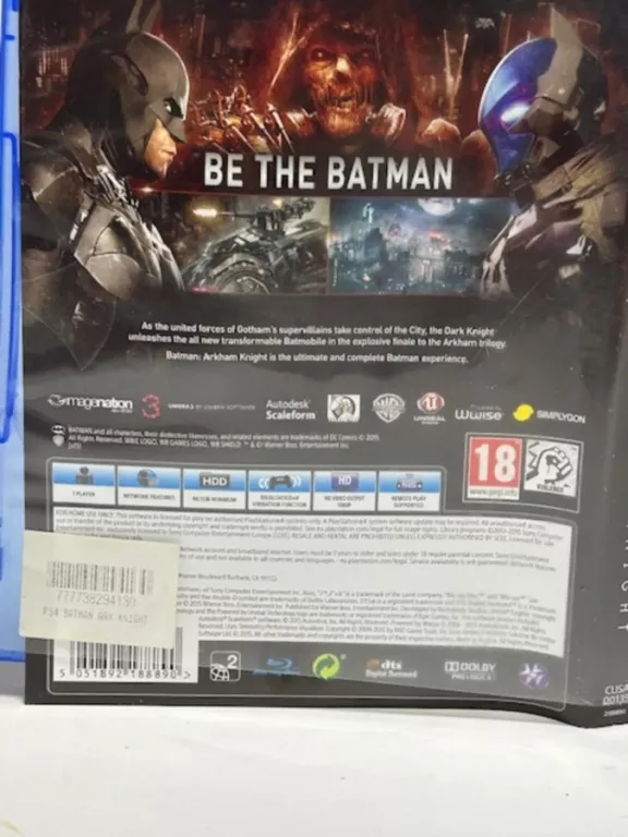 BATMAN ARKHAM KNIGHT PS4
