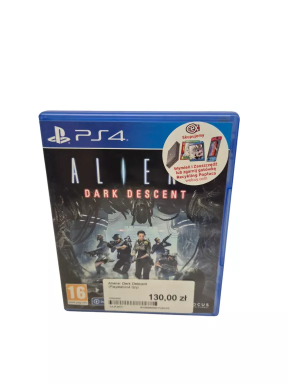 ALIEN DARK DESCENT PS4