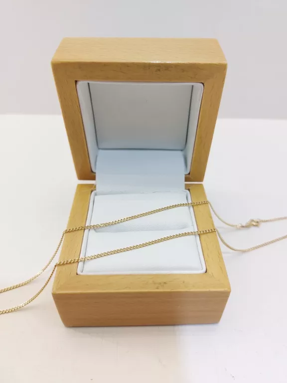 ZŁOTY NIEDŁUGI ŁAŃCUSZEK! 2,51G! 40 CM! 585