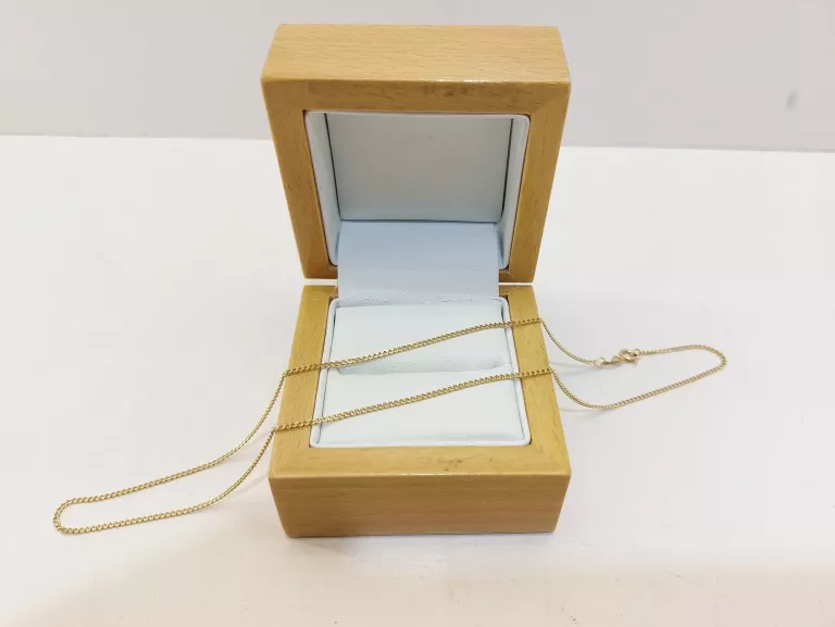 ZŁOTY NIEDŁUGI ŁAŃCUSZEK! 2,51G! 40 CM! 585