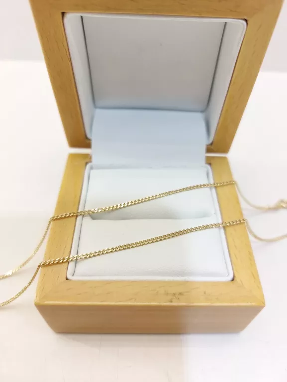 ZŁOTY NIEDŁUGI ŁAŃCUSZEK! 2,51G! 40 CM! 585