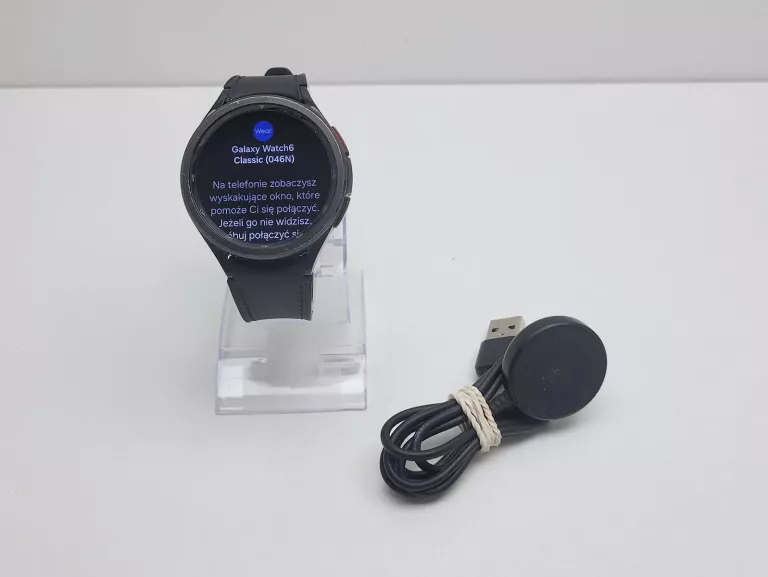 SMARTWATCH SAMSUNG GALAXY WATCH 6 CLASSIC SM-R965F 47MM LTE CZARNY