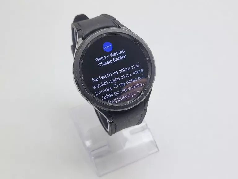 SMARTWATCH SAMSUNG GALAXY WATCH 6 CLASSIC SM-R965F 47MM LTE CZARNY