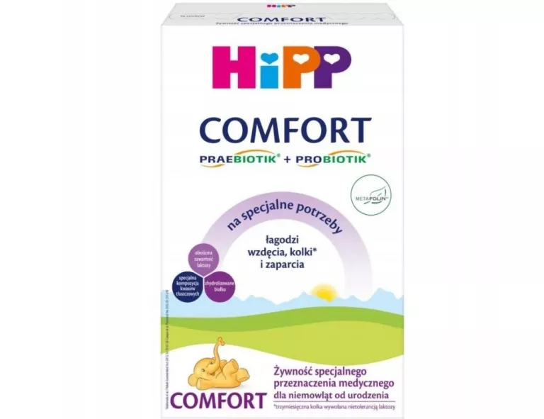 HIPP COMFORT WZDĘCIA KOLKI ZAPARCIA DLA NIEMOWLĄT OD URODZENIA 300G