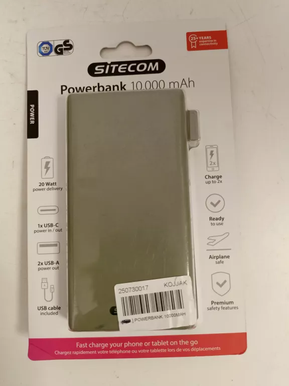 POWERBANK 10000MAH SITECOM