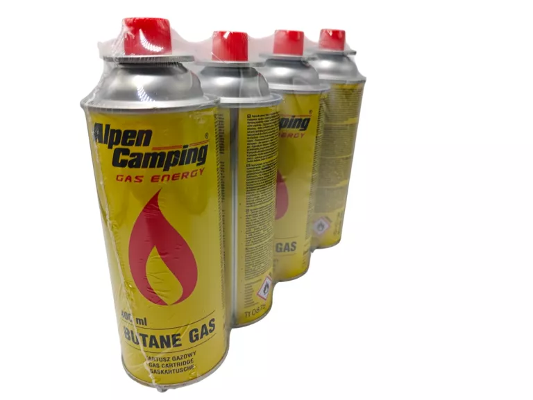 4 SZT KARTUSZ GAZOWY ALPEN CAMPING 400 ML
