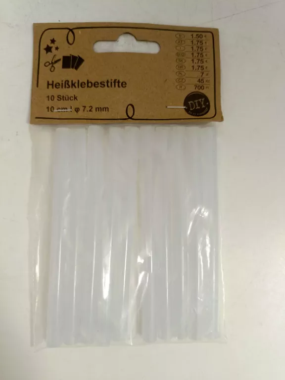 SZTYFT KLEJ NA GORĄCA 10SZT