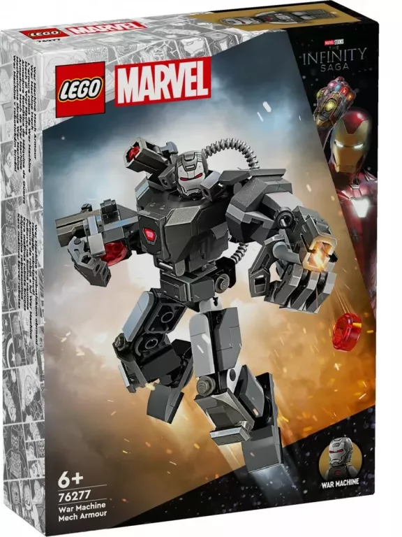 KLOCKI LEGO MARVEL SUPER HEROES 76277 MECHANICZNA ZBROJA WAR MACHINE
