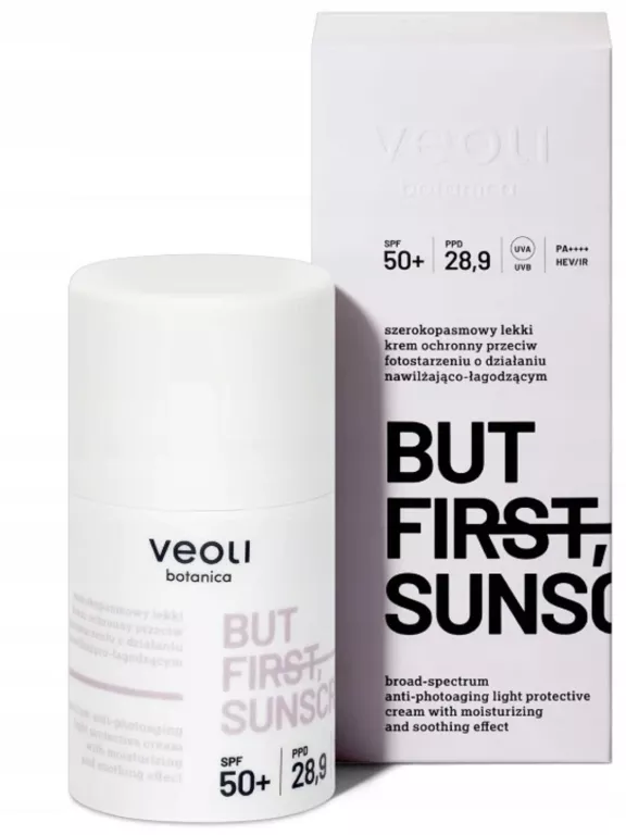 VEOLI BOTANICA BUT FIRST SUNSCREEN KREM OCHRONNY SPF50+ 50 ML