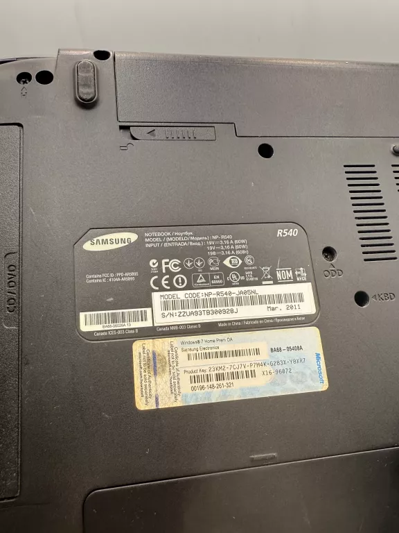 LAPTOP SAMSUNG R540 P6100 3GB 500GB