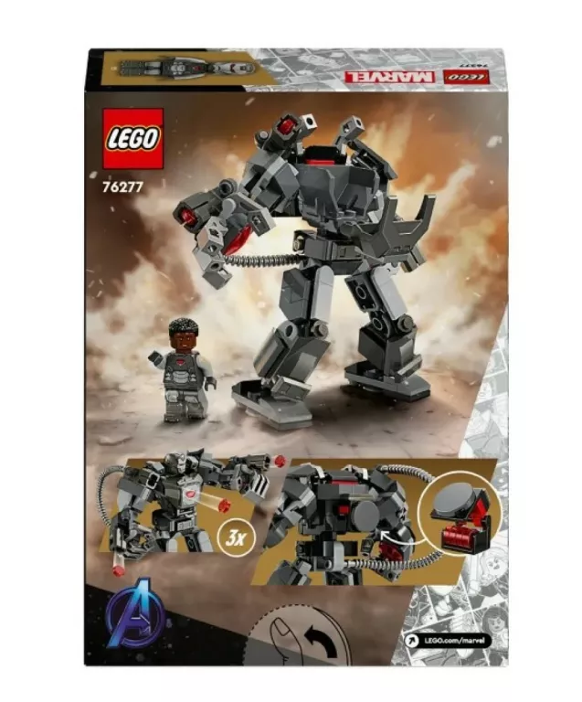 KLOCKI LEGO MARVEL SUPER HEROES 76277 MECHANICZNA ZBROJA WAR MACHINE