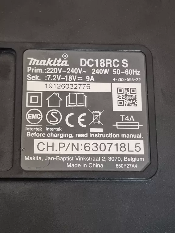 ŁADOWARKA MAKITA DC18RC