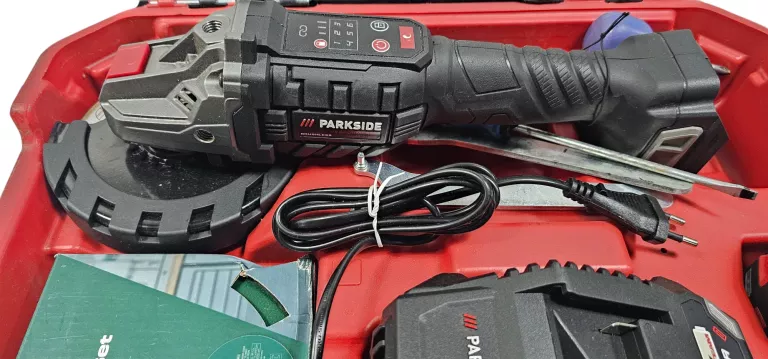 SZLIFIERKA PARKSIDE PWSAP 20-LI A1 ZESTAW