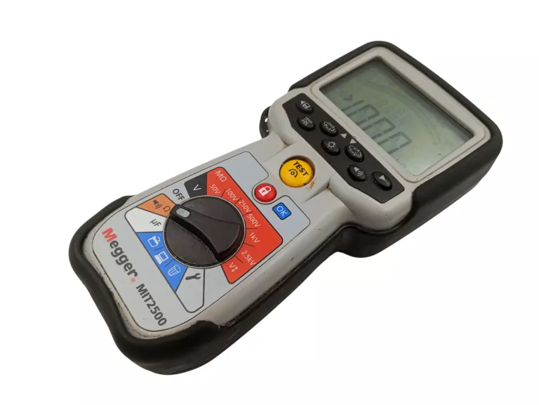 TESTER MEGGER MIT2500 MIERNIK  REZYSTANCJI IZOLACJI + PRZEWODY