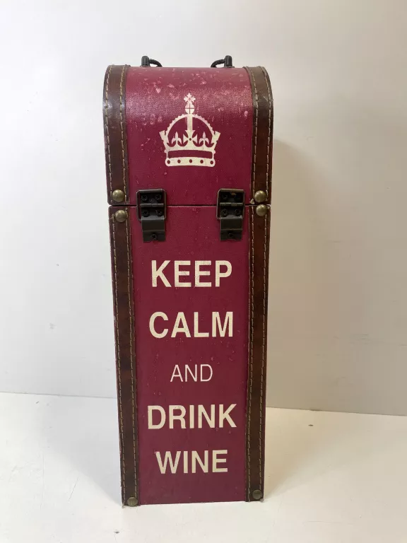 POJEMNIK NA WINO DREWNIANY
