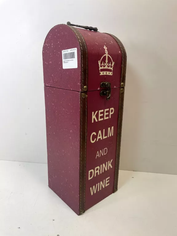 POJEMNIK NA WINO DREWNIANY