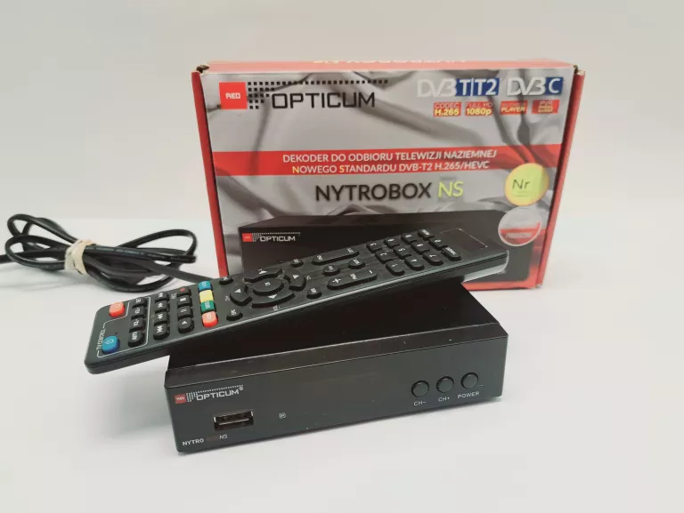 DEKODER OPTICUM NYTRO BOX NS DVBT2