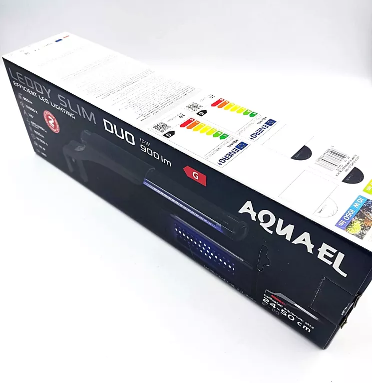 AQUAEL LEDDY SLIM DUO DO MAŁYCH AKWARIÓW LAMPA LED 10W CZARNA