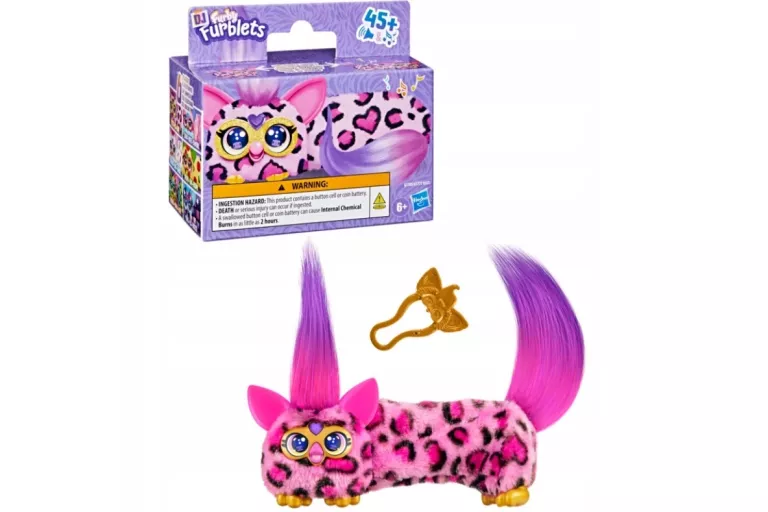 FURBY DJ FURBLETS KITT-EE-LUV ROZCIĄGLIWA MASKOTKA G1785 FURBIŚ