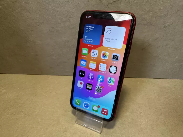 TELEFON IPHONE XR 79% CZERWONY