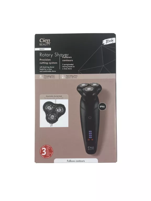 AKUMULATOROWA GOLARKA CIEN ROTARY SHAVER BLACK