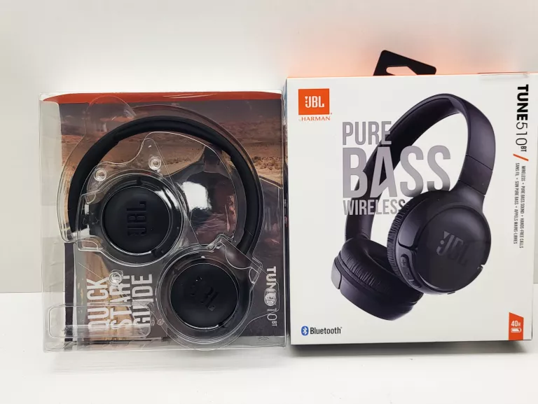 SŁUCHAWKI BEZPRZEWODOWE NAUSZNE JBL TUNE 520BT + PUDEŁKKO