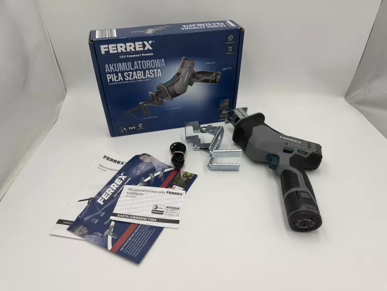 FERREX PIŁA SZABLASTA AKUMULATOROWA 12V KOMPLET