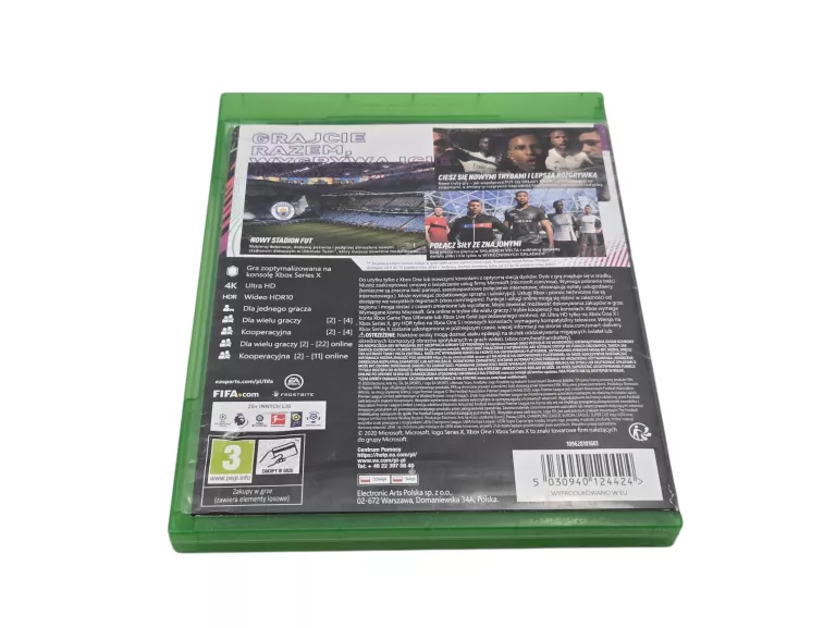 ZESTAW DWÓCH GIER NA XBOX ONE FIFA 21 + ROCKET LEAGUE