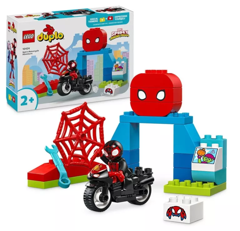 LEGO DUPLO 10424 MOTOCYKLOWA PRZYGODA SPINY