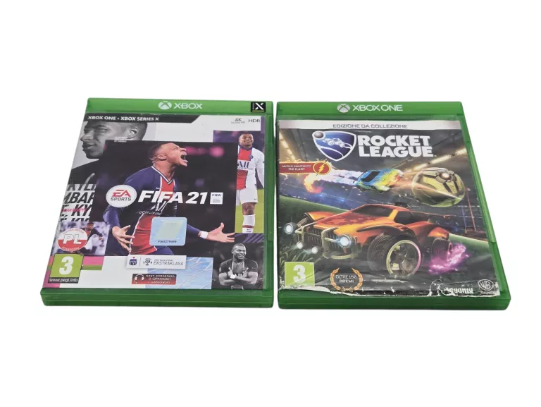 ZESTAW DWÓCH GIER NA XBOX ONE FIFA 21 + ROCKET LEAGUE