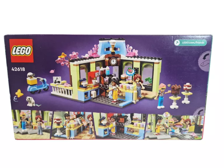 LEGO FRIENDS 42618 PRZYJACIELE 42618 KAWIARNIA W MIASTECZKU HEARTLAKE