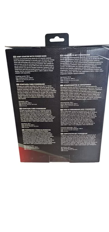 ROZRUSZNIK SAMOCHODOWY Z POWERBANKIEM HAMRON 12V/1500A