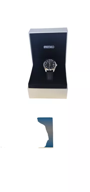 ZEGAREK MĘSKI SEIKO SUR461P1 CZARNY PASEK