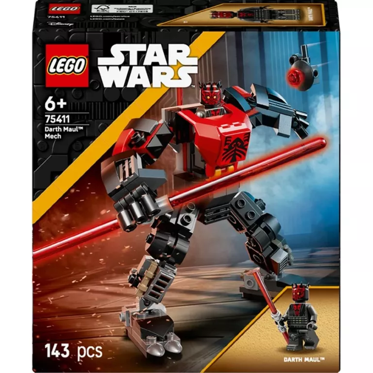 LEGO STAR WARS 75411 STAR WARS 75411 DARTH MAUL I JEGO KOSTIUM ROBOTA