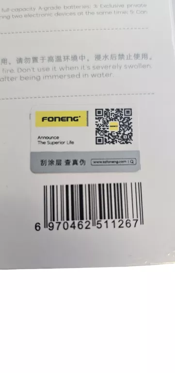 POWERBANK FONENG PX109 10.000MAH