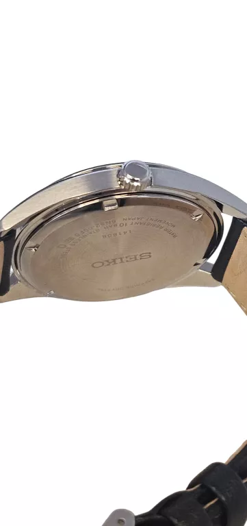 ZEGAREK MĘSKI SEIKO SUR461P1 CZARNY PASEK
