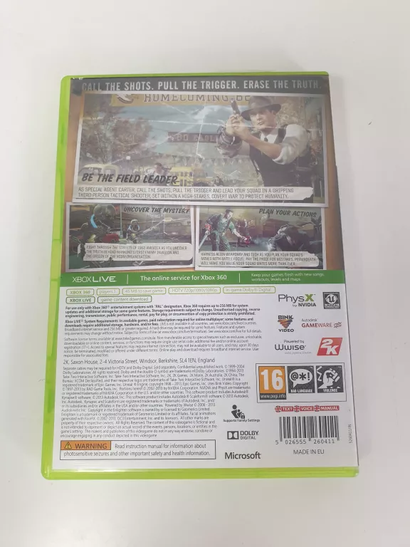 GRA NA XBOX 360 - THE BUREAU