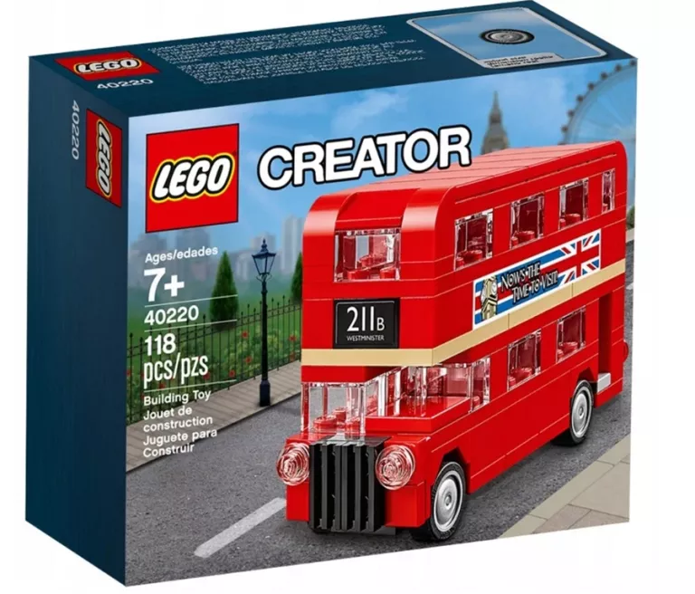 LEGO CREATOR 40220 AUTOBUS PIĘTROWY LONDYN