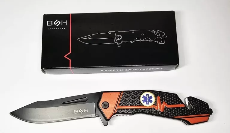 NÓŻ RATOWNICZY BSH ADVENTURE N-380B SPRĘŻYNOWY